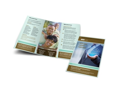 Home Insurance Bi-Fold Brochure Template preview
