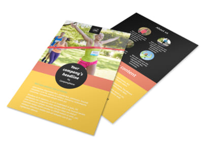 City Running Club Flyer Template 3 preview