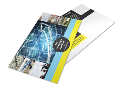 Investment Advisor Postcard Template 2 preview