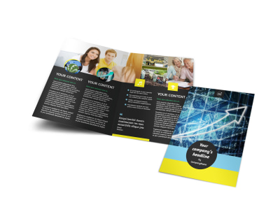 Investment Advisor Bi-Fold Brochure Template preview
