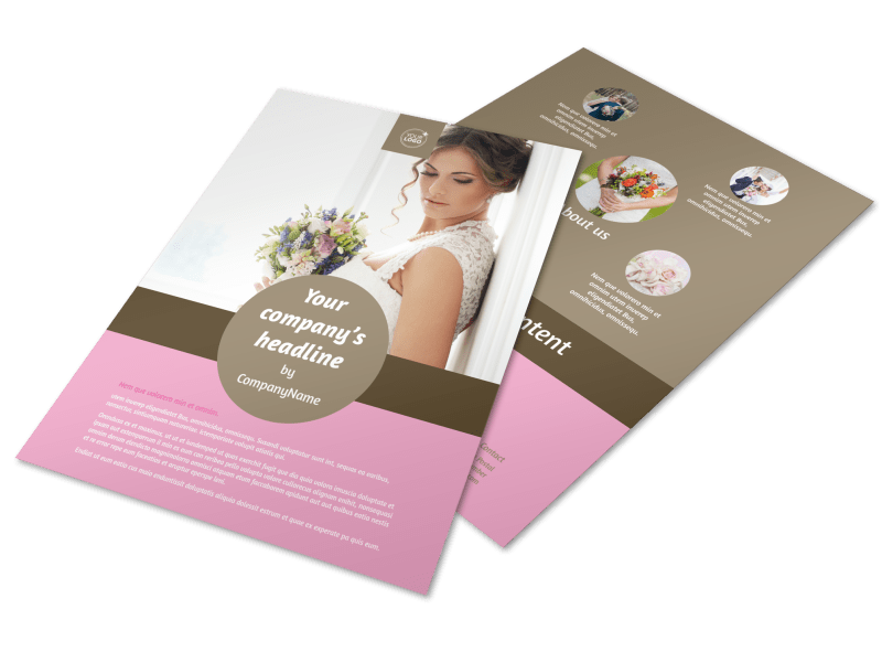 Wedding Florists Flyer Template