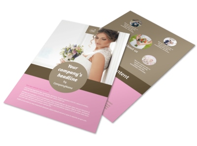 Wedding Florists Flyer Template preview