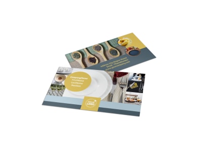 Dinnerware & Kitchen Supplies Business Card Template preview
