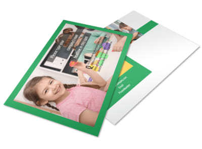 Learning Center & Elementary School Postcard Template 2 preview