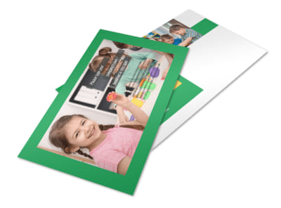 Learning Center & Elementary School Postcard Template preview