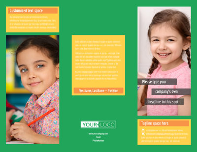 Learning Center & Elementary School Tri Fold