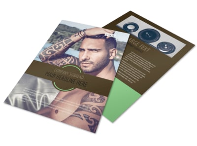 Model Photography Flyer Template preview
