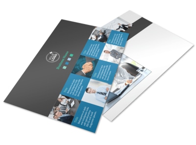 Portfolio Management Firm Postcard Template preview