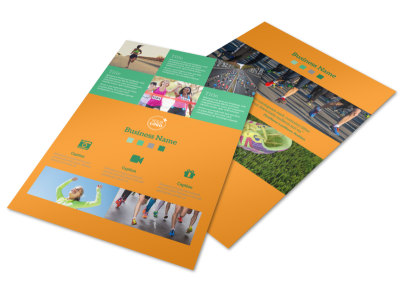 Your Next Running Club Flyer Template preview