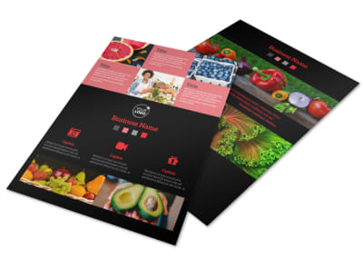 Fresh Produce Market Flyer Template preview