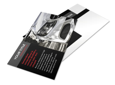Professional Car Washing Postcard Template 2 preview