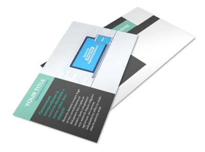 SEO Services Postcard Template 2 preview