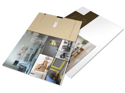 Painter & Painting Contractor Postcard Template preview