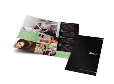Beauth & Hair Salon Bi-Fold Brochure Template preview