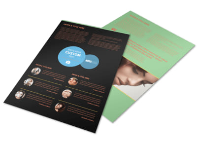 Beauth & Hair Salon Flyer Template preview