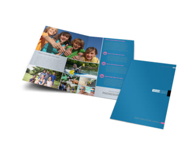 Summer Camp Bi-Fold Brochure Template preview