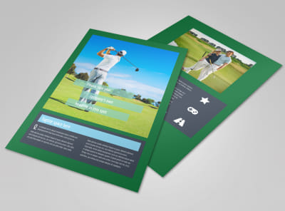 Local Golf Tournament Flyer Template preview