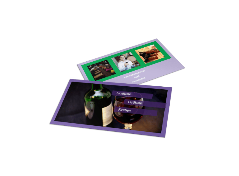 Vineyard & Winery Business Card Template