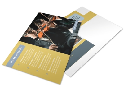 Arts Council & Education Postcard Template preview