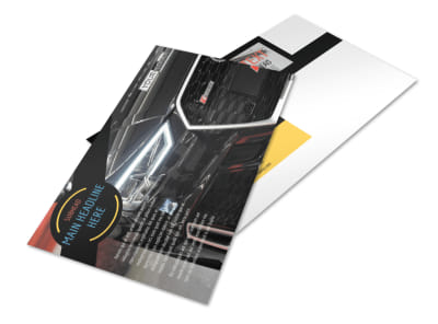 Auto Finance Postcard Template 2 preview