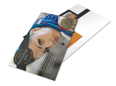 Tattoo & Body Piercing Parlor Postcard Template 2 preview
