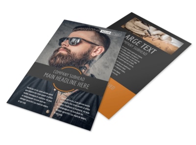 Tattoo & Body Piercing Parlor Flyer Template 3 preview