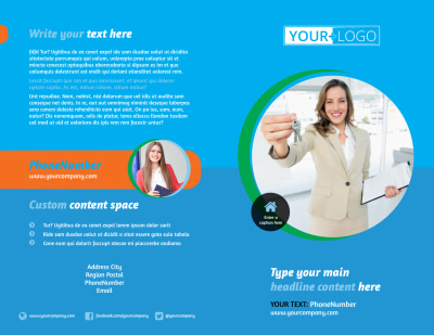 Real Estate Agent Brochure Template Preview 1