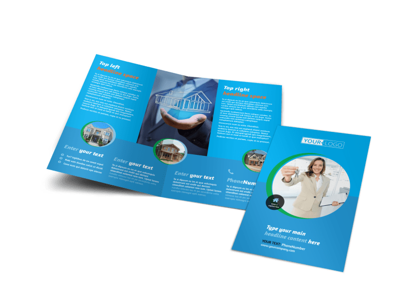 Real Estate Agent Brochure Template Preview 1