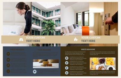 Hotels Bi-Fold Brochure Template 2