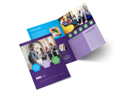 Student Accommodations Bi-Fold Brochure Template 2 preview