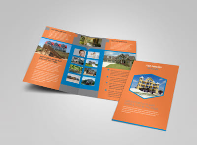 Property Management Bi-Fold Brochure Template preview