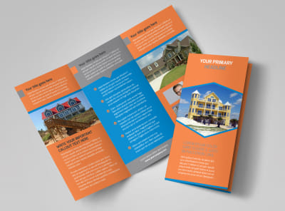 Property Management Tri-Fold Brochure Template preview