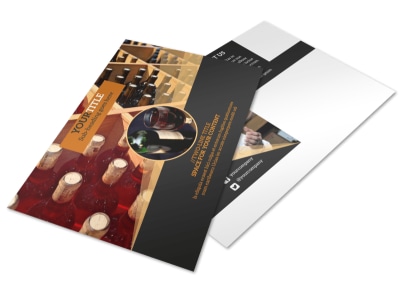 Wine Tour Postcard Template 2 preview
