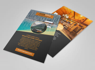 Lake Front Resort Flyer Template 3 preview