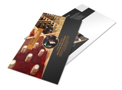 Wine Tour Postcard Template preview