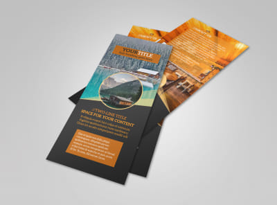 Lake Front Resort Flyer Template 2 preview