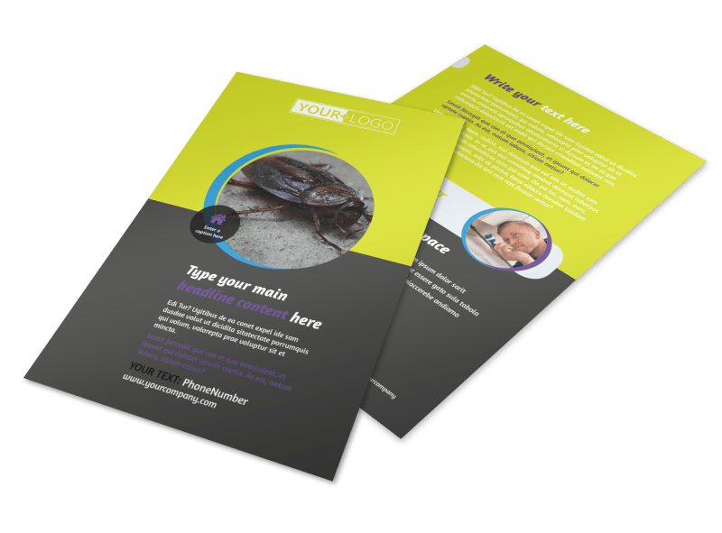 Pest Control Flyer Template Preview 1