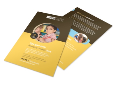 Learning Center Flyer Template 3 preview