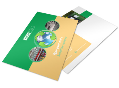 Recycling Postcard Template preview