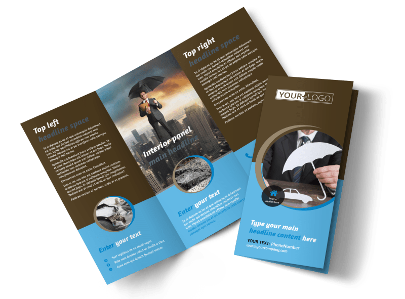 Reliable Auto Insurance Brochure Template | MyCreativeShop