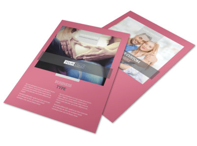 Pregnancy Flyer Template preview