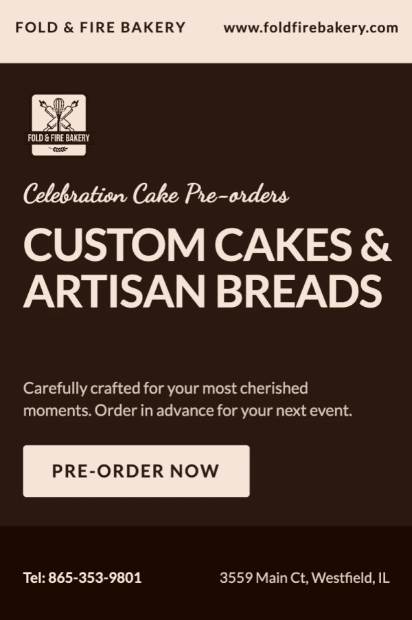 Custom Orders Bakery
