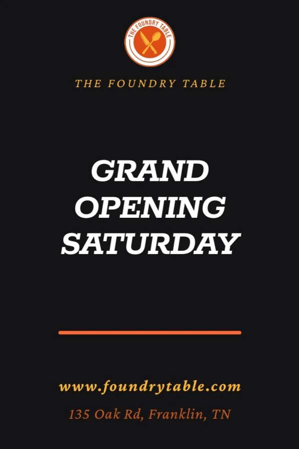 Grand Opening Restaurant