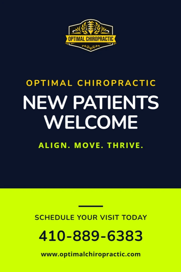 Now Accepting New Patients Chiropractic