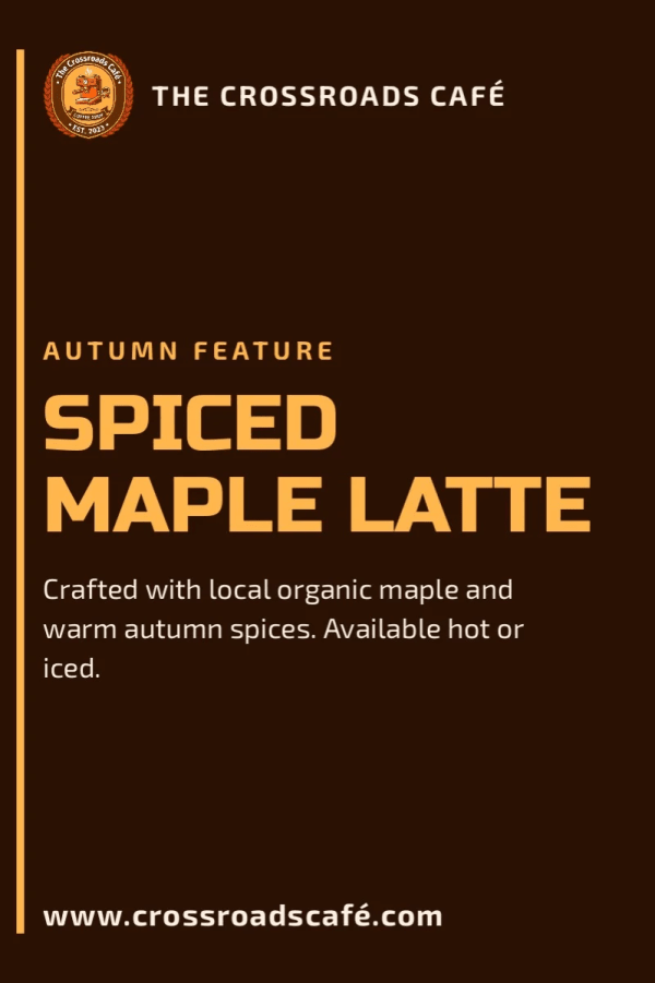 Seasonal Promotion Coffee Shop