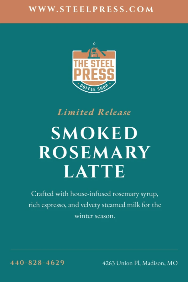 Seasonal Promotion Coffee Shop