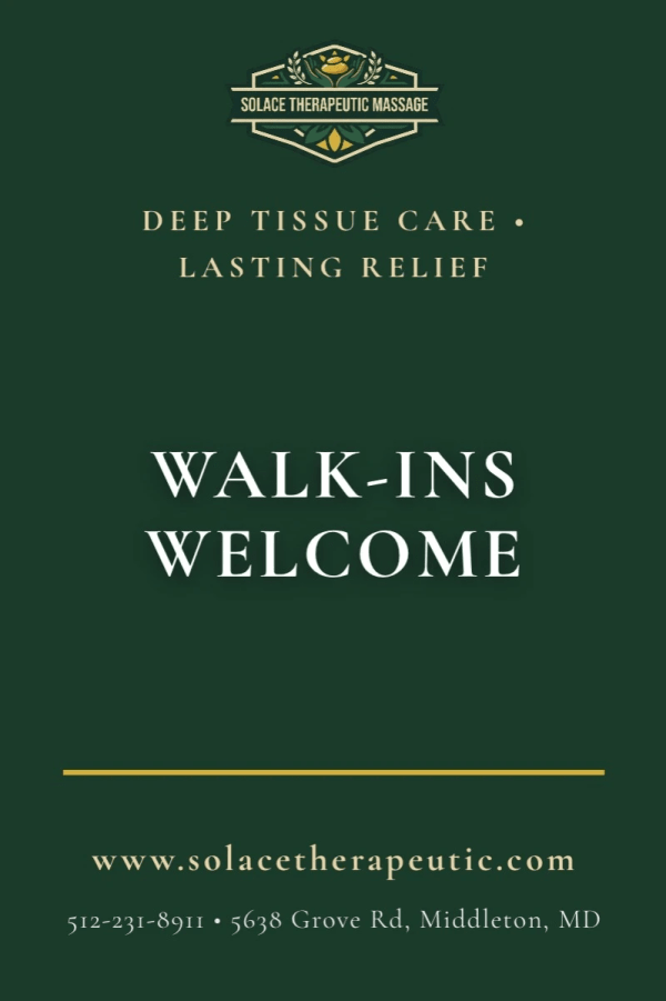 Walk-Ins Welcome Massage