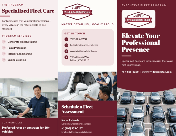 Corporate Partnership Auto Detailing
