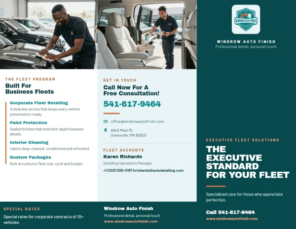 Corporate Partnership Auto Detailing