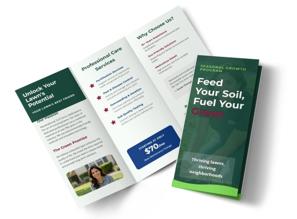 Main Fertilizing Lawn Care Image